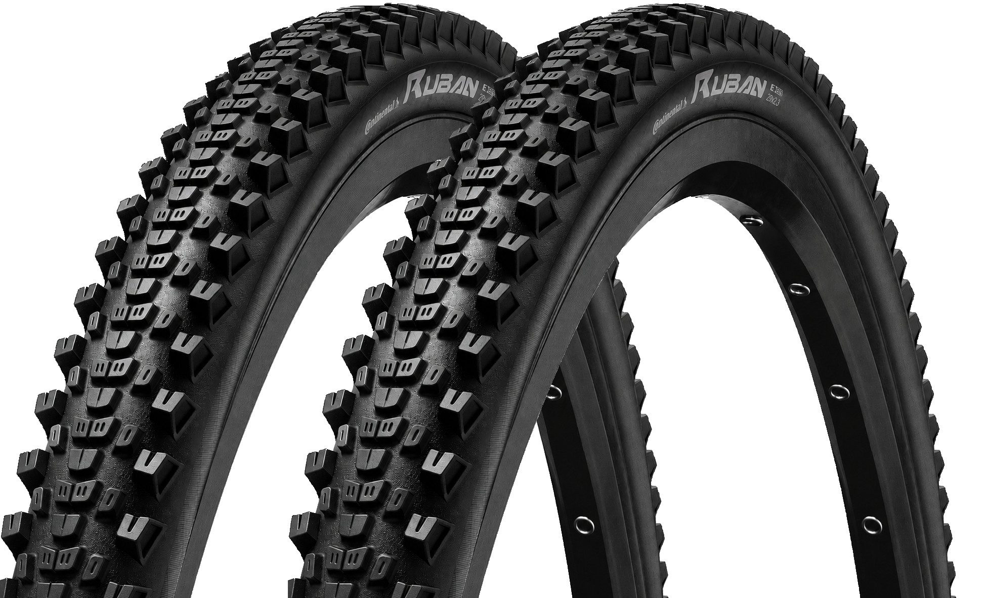 CONTINENTAL Fahrradreifen 2x Continental Ruban 58-584 E-25 27.5x2.30