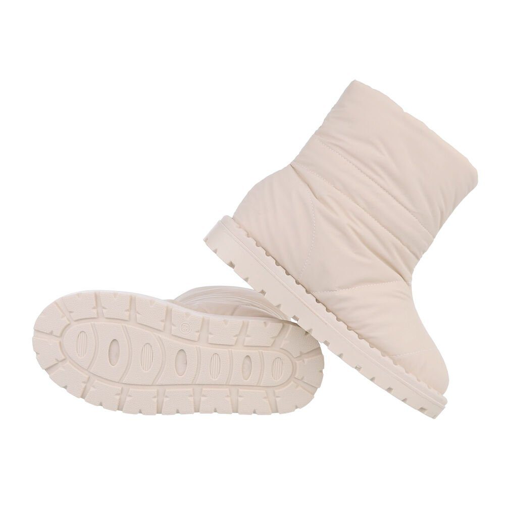 Ital-Design Damen Snowboots Freizeit Snowboots Flach Flache Stiefeletten in günstig online kaufen