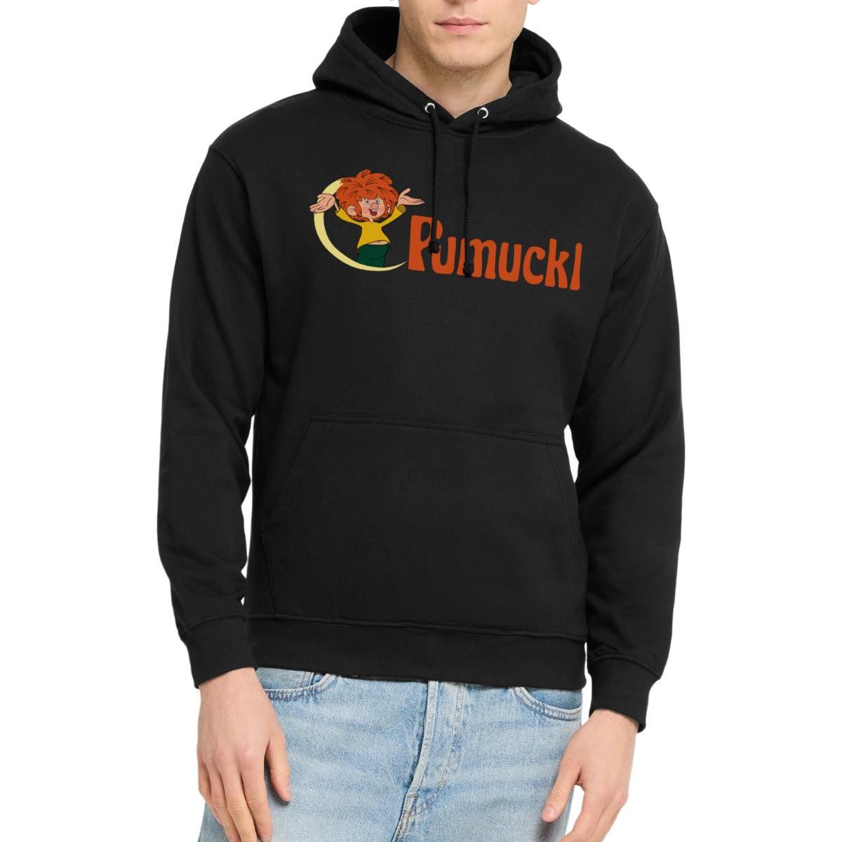 Spreadshirt Hoodie Pumuckl Mit Frecher Pose Und Logo Schriftzug Unisex Hoodie (1-tlg)