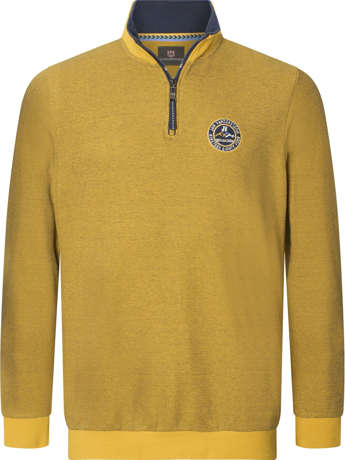 Jan Vanderstorm Sweatshirt MARKWARD mit Reißverschluss