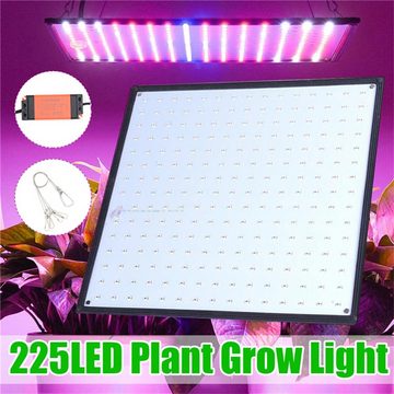 Jioson Pflanzenlampe LED-Wachstumslicht,600W Energiesparende Vollspektrum wachsen Licht, Größe: 300*300mm, Gewicht: 450g, 256 LED-Perlen