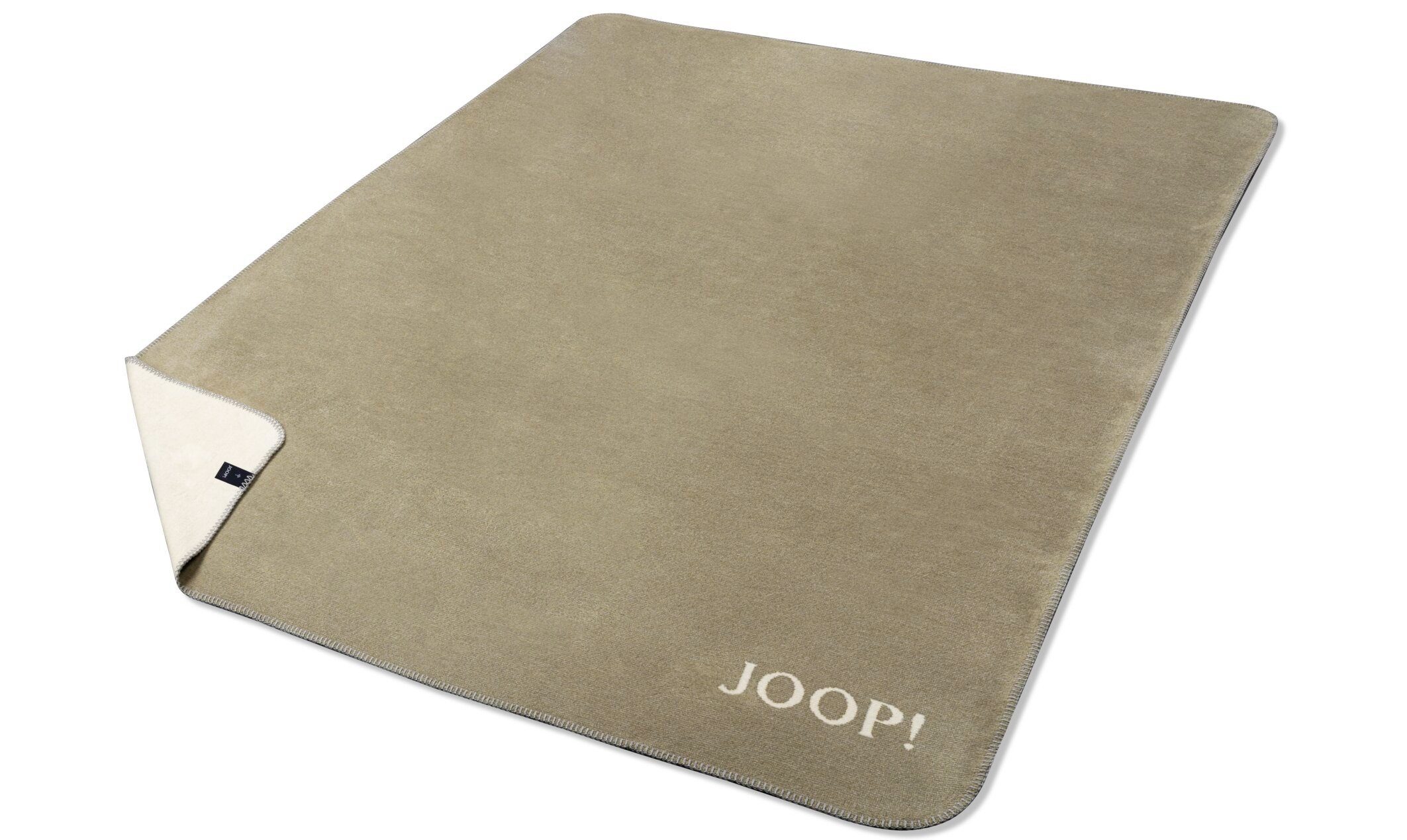 Tagesdecke Joop! oliv Kuscheldecke Wohndecke Joop! cm Doubleface natur, Melange 150x200