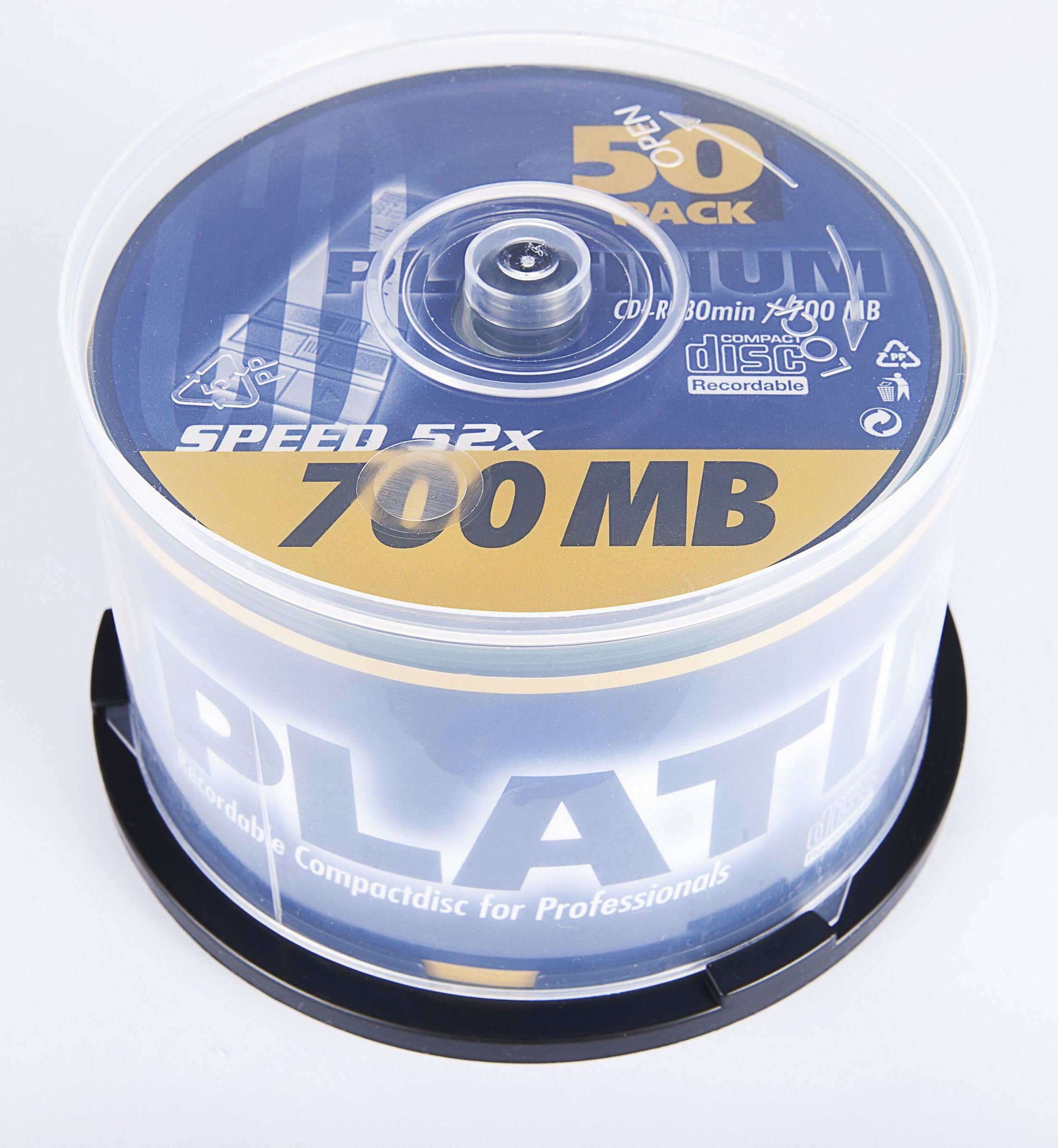 CD-Rohling CD-R 700MB 50er Spindel, Herst. Art.-Nr.: 100128 (50er); Herst. Art.-Nr.: 102565 (25er);