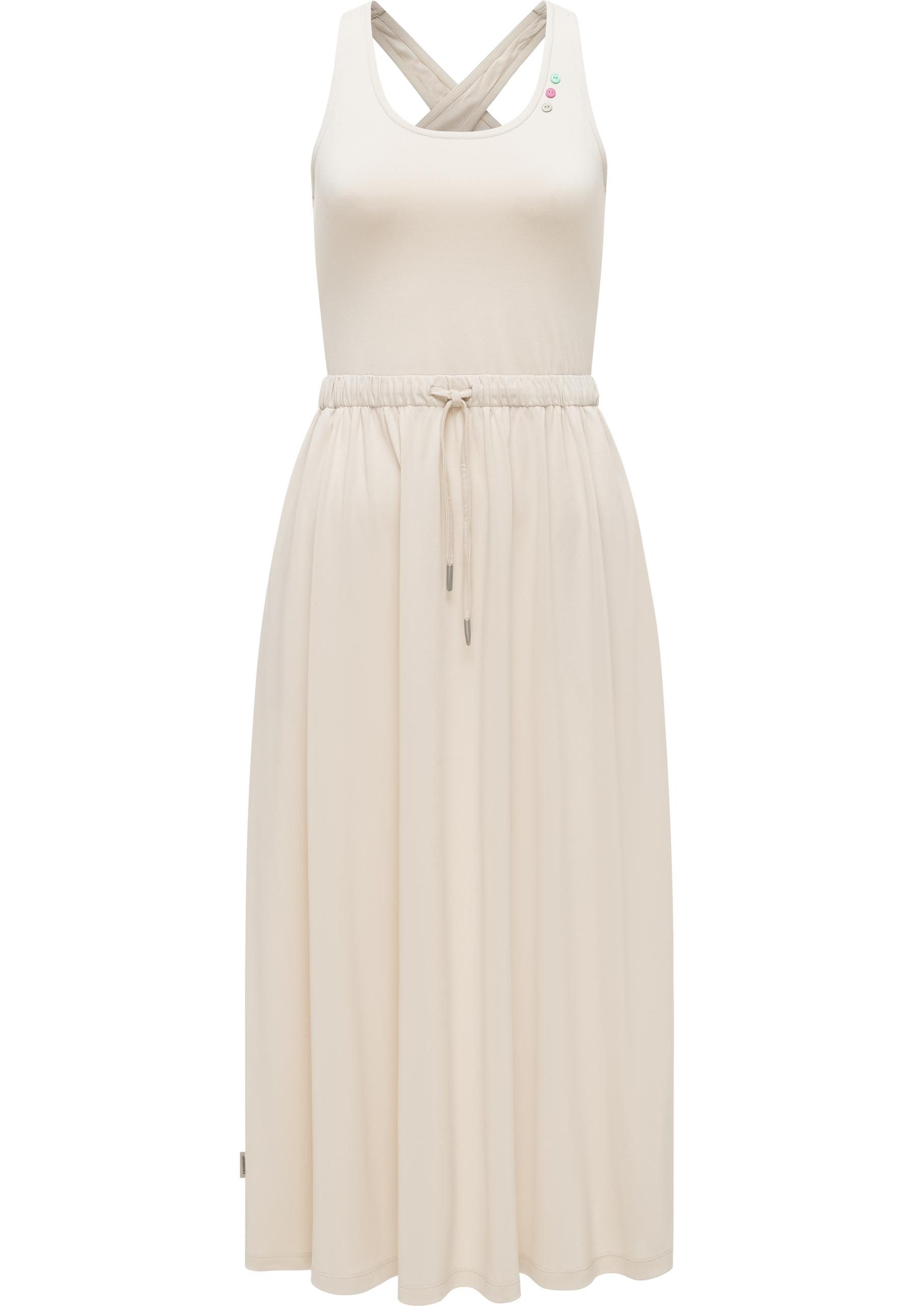 Ragwear Shirtkleid Mauglia YOUMODO Sommerkleid mit Trägern und Taillenzugband