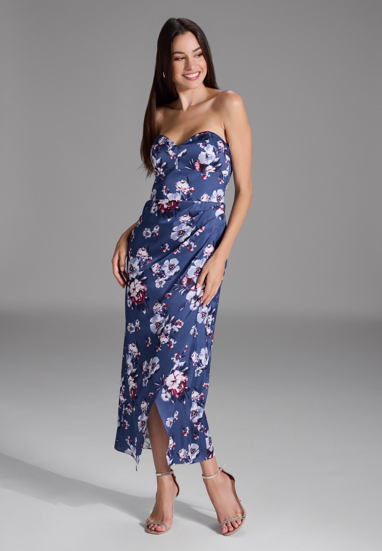 SWING Abendkleid Figurbetonte Passform