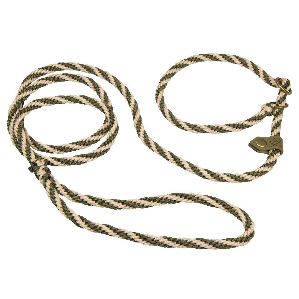 Führleine Schecker Hunde Retrieverleine - Paracord - Messing