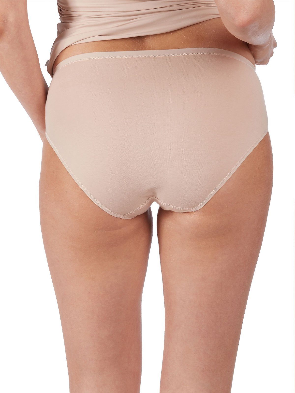 HUBER Slip Damen Midi Slip 2er Pack Cotton 2 Pack (Packung, 2-St) Zwickel