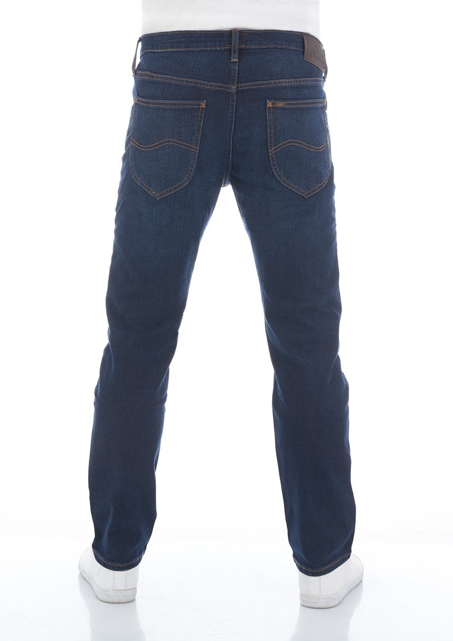 Fly Fit Stretch Dark Regular Hose Denim Lee® (LSS3SGJW3) Daren Herren Jeanshose mit Straight-Jeans Zip