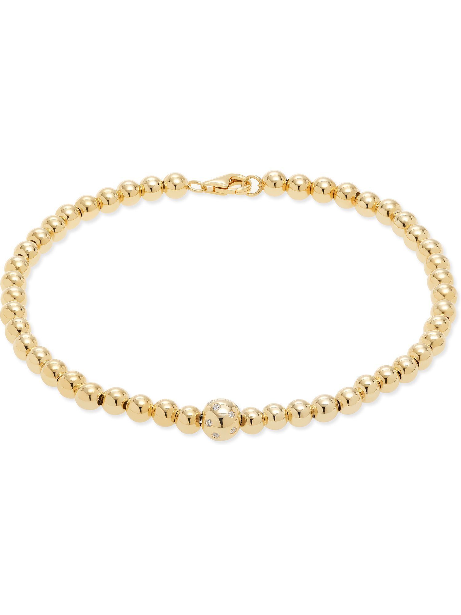 CHRIST Armband CHRIST Damen-Armband 585er Gelbgold 15 Diamant, Damenschmuck