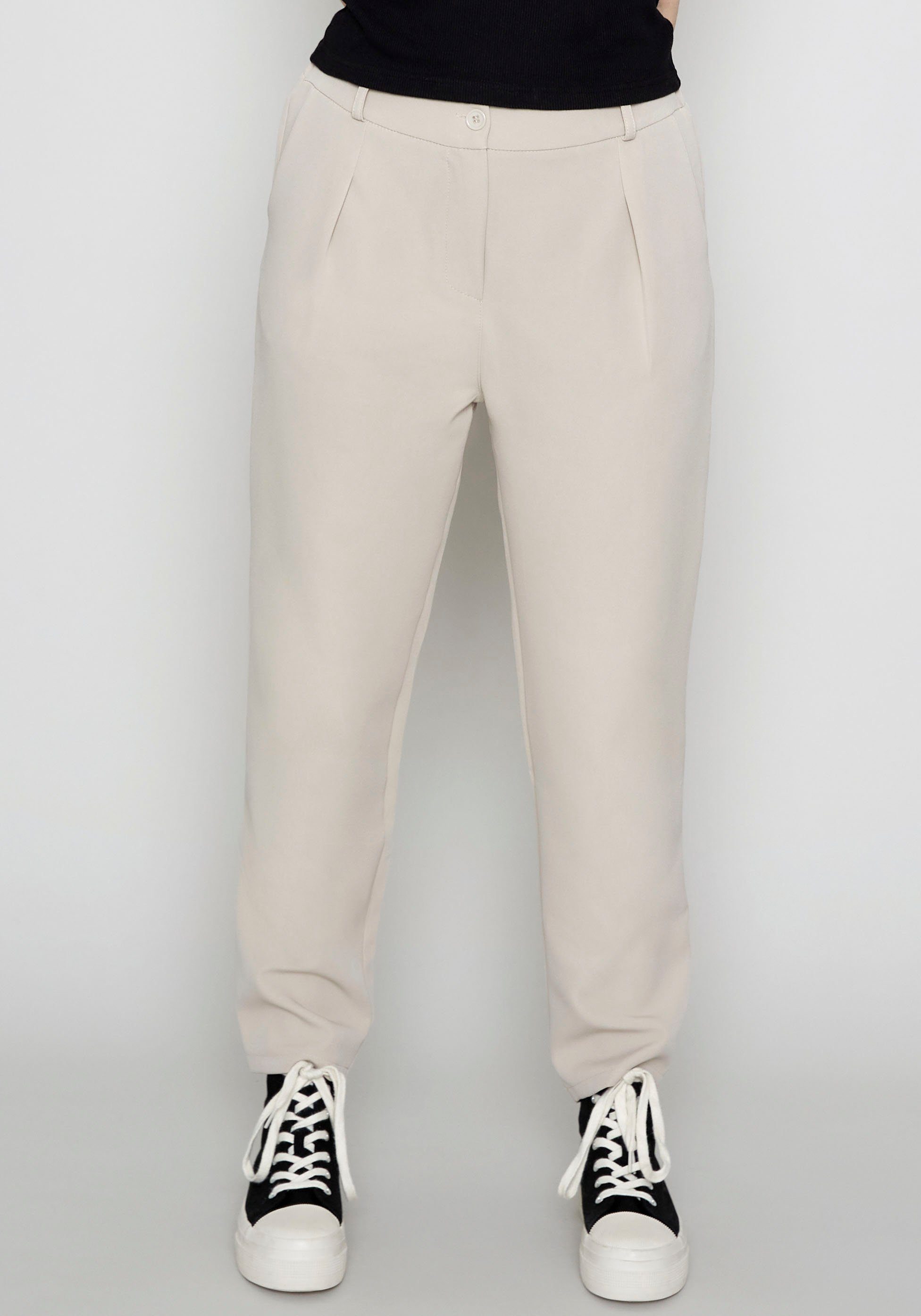 HaILY'S Anzughose LG P TR Lo44ra (1-tlg), Cool kombinierbar mit T-Shirt und  Sneakern zu einem casual Look