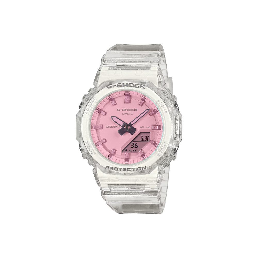CASIO Quarzuhr Casio GMA-P2100SR-7AER GMA-P2100SR-7AER, (100-tlg), Casio GMA-P2100SR-7AER mit einzigartigem Farbglas, 20 bar