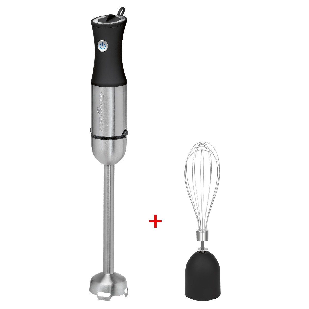 ProfiCook Stabmixer PCSMS 1220, Edelstahlgehäuse mit ergonomischem Soft TouchGriff, 1000W Long