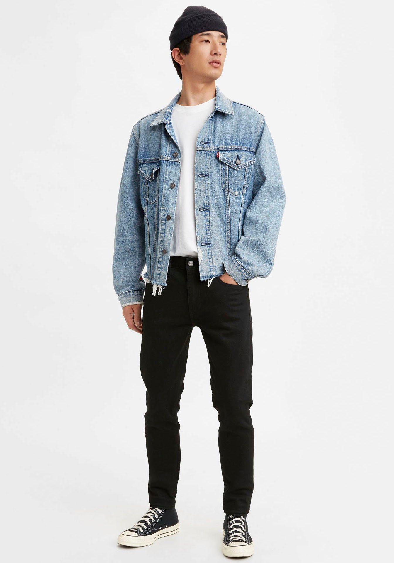 Levi's® Skinny-fit-Jeans SKINNY TAPER mit Markenlabel black