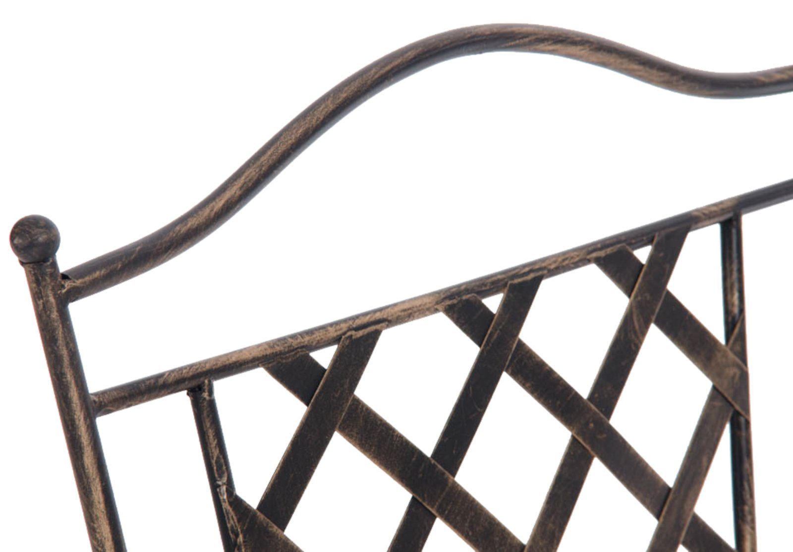 Adara Gartenstuhl Eisen CLP Set), (2er Gartenstuhl bronze handgefertigter aus