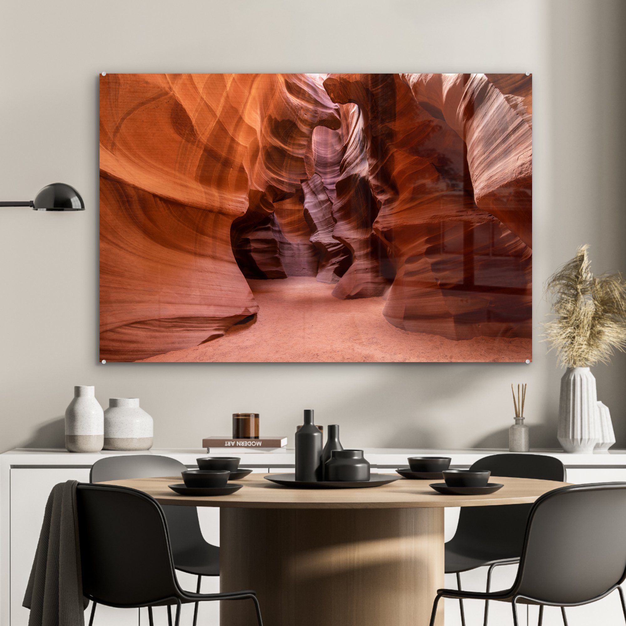 Acrylglasbild Der MuchoWow Canyon, durch Wohnzimmer St), Acrylglasbilder Erosion Schlafzimmer & Antelope entstandene (1