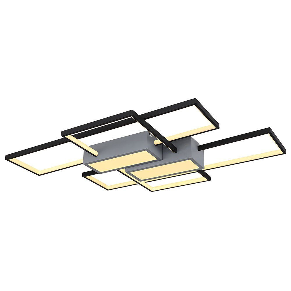 etc-shop Deckenleuchte, Deckenlampe Wohnzimmerleuchte Metall Nachtlicht- Dimmbar LED