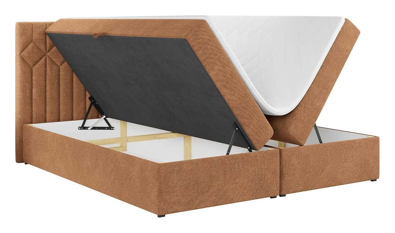 MKS Boxspringbett Multipocket-Matratze Kopfstütze, mit Schlafzimmer, 5, Doppelbett STELLE MÖBEL für