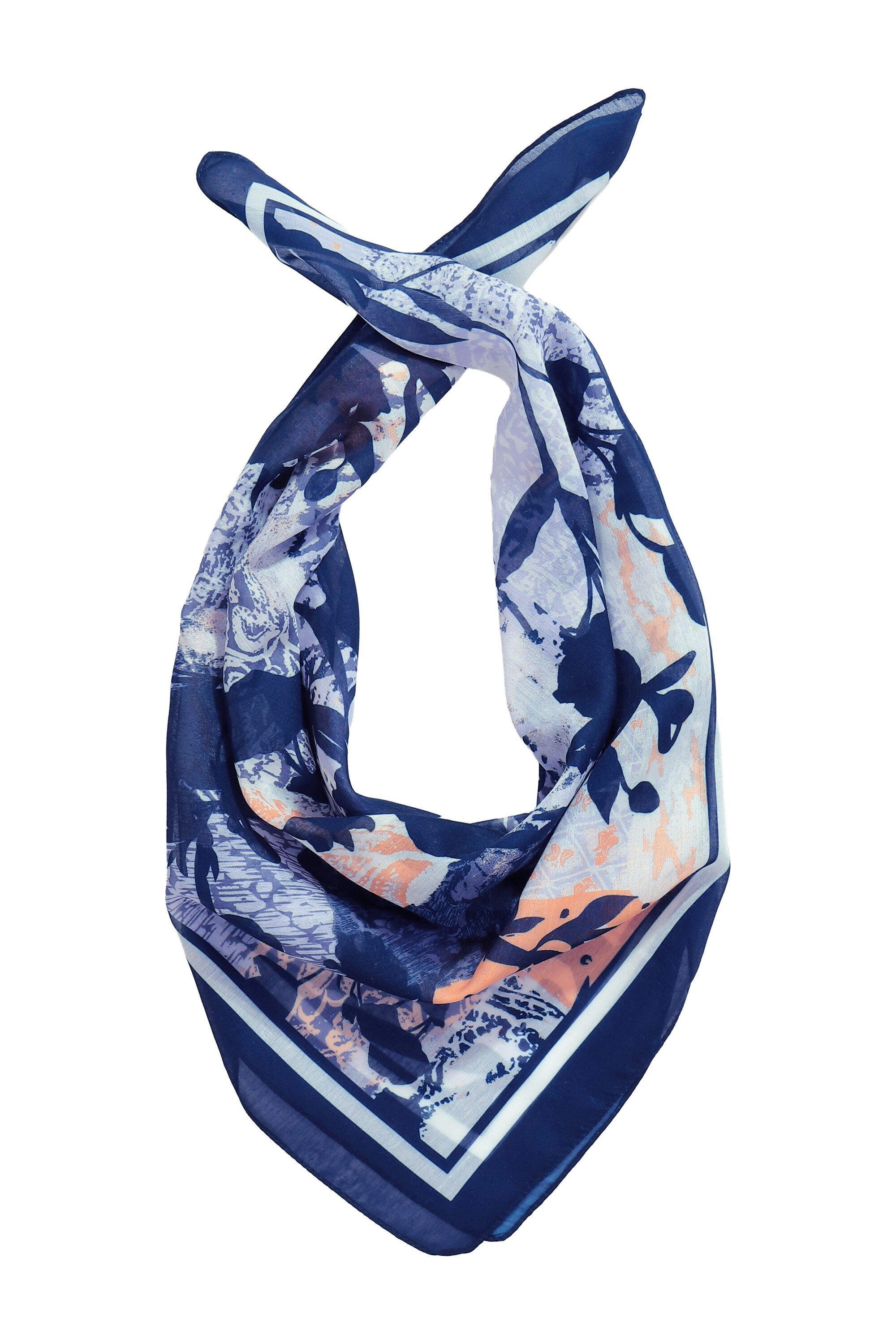 Ulla Popken Halstuch Tuch Blüten Bandama-Format