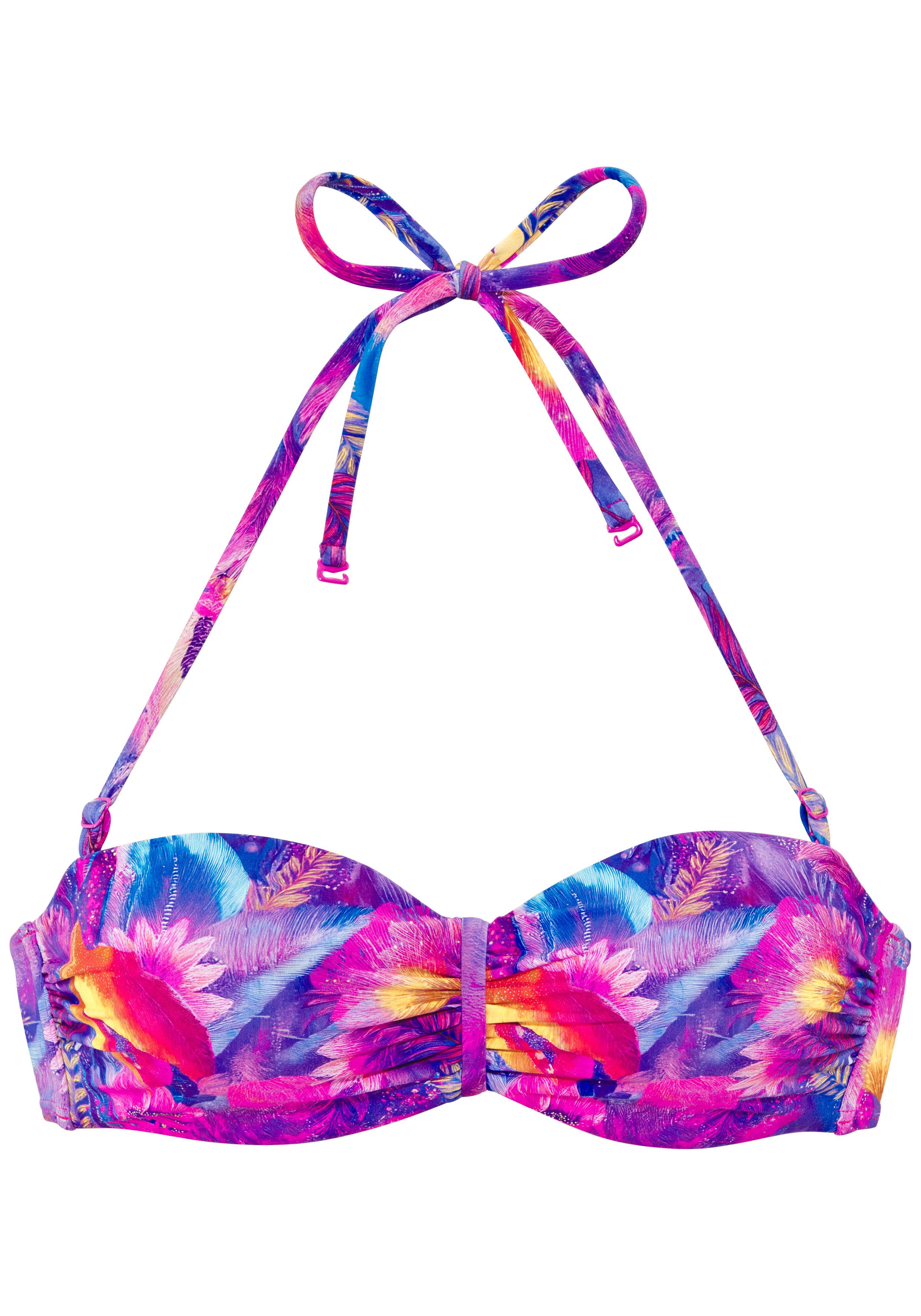 Venice Beach Bügel-Bandeau-Bikini-Top Zarina, im farbenträchtigem Design. € 54,99