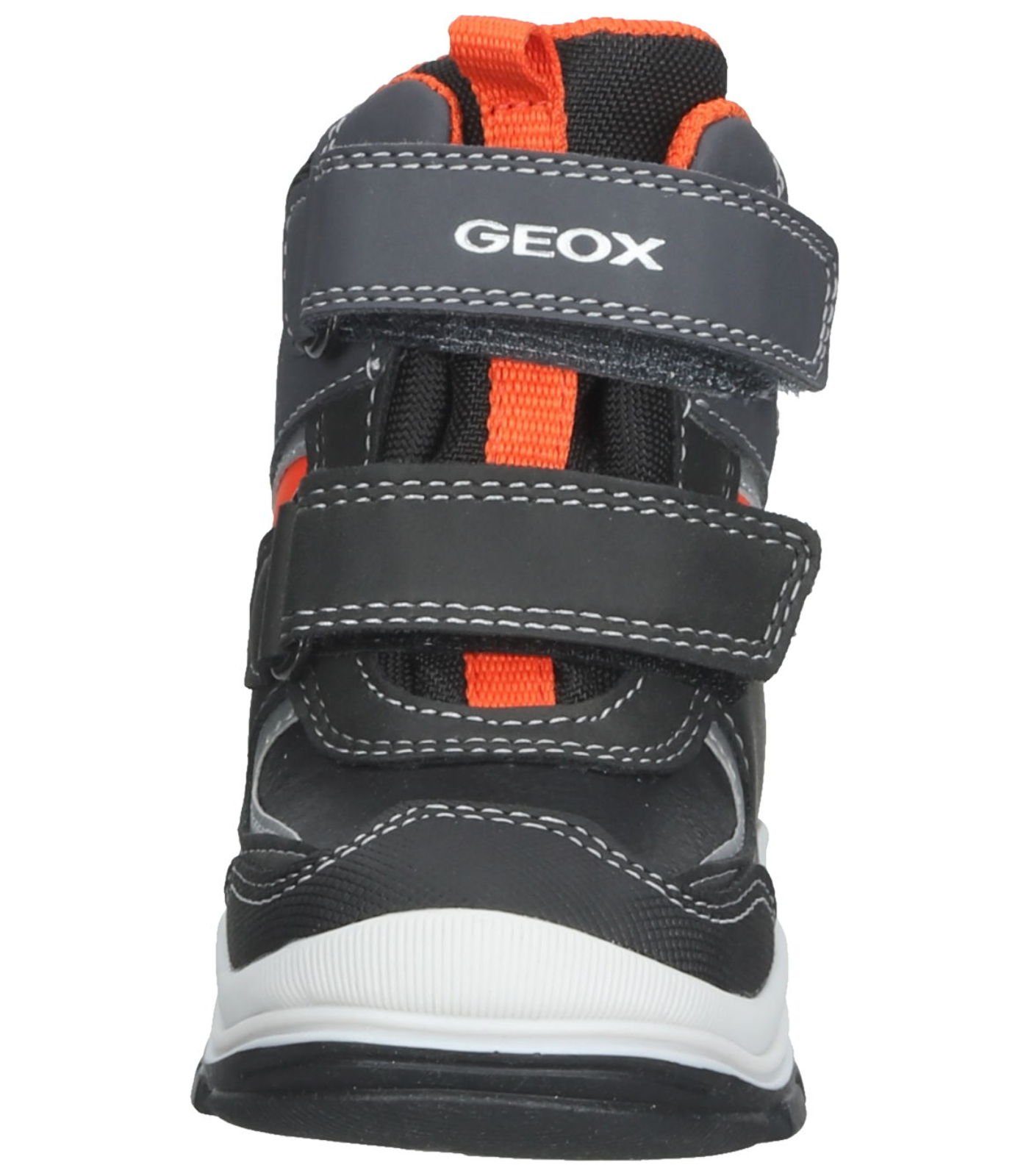 Stiefelette Schwarz (BLACK/ORANGE) Geox Synthetik Stiefelette