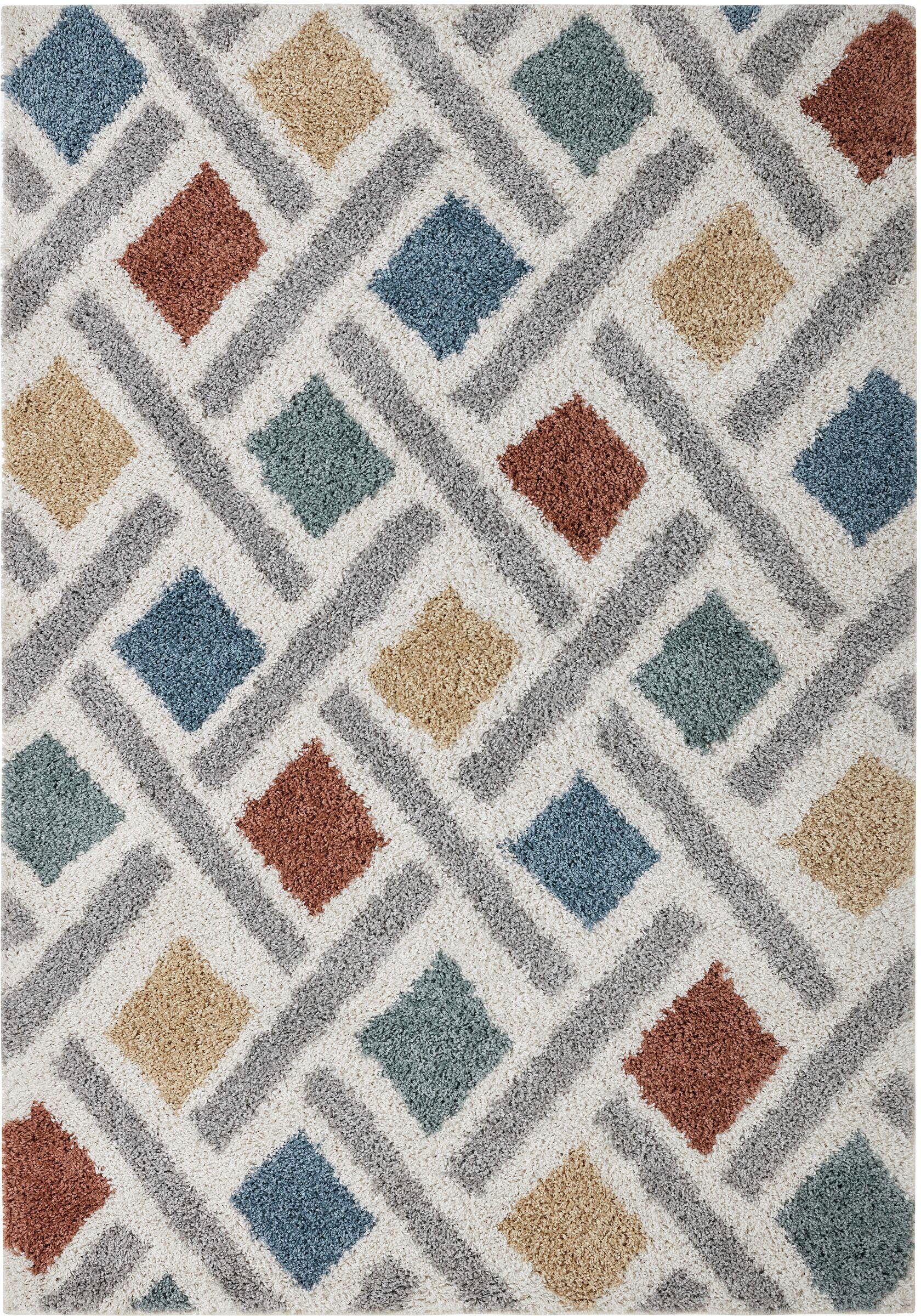 FLAIR RUGS Hochflor-Teppich SKETCH, rechteckig, Höhe: günstig online kaufen