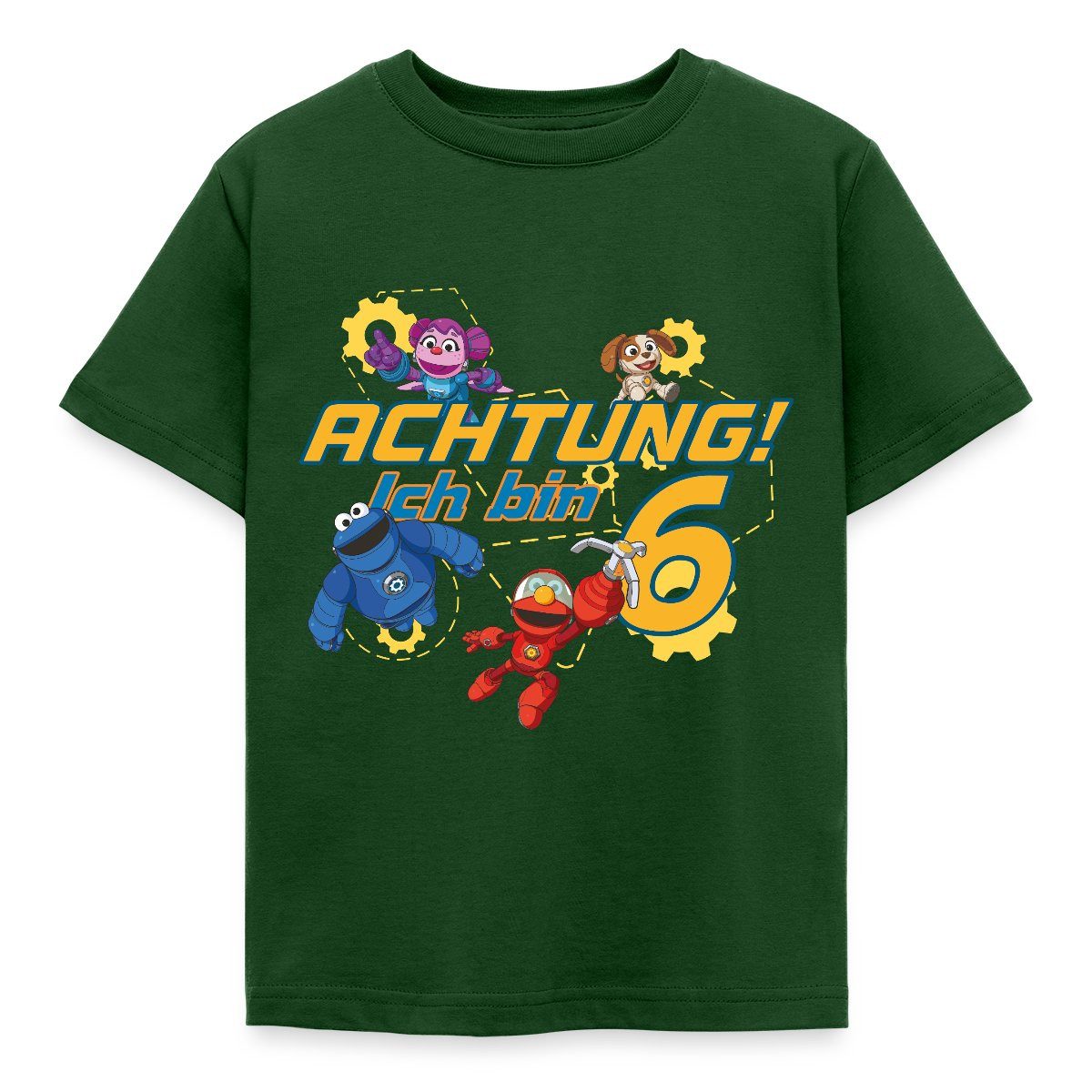 T-Shirt Mecha Builders Team Achtung Ich Bin 6 Jahre Alt Kinderkunst Kinder T-S
