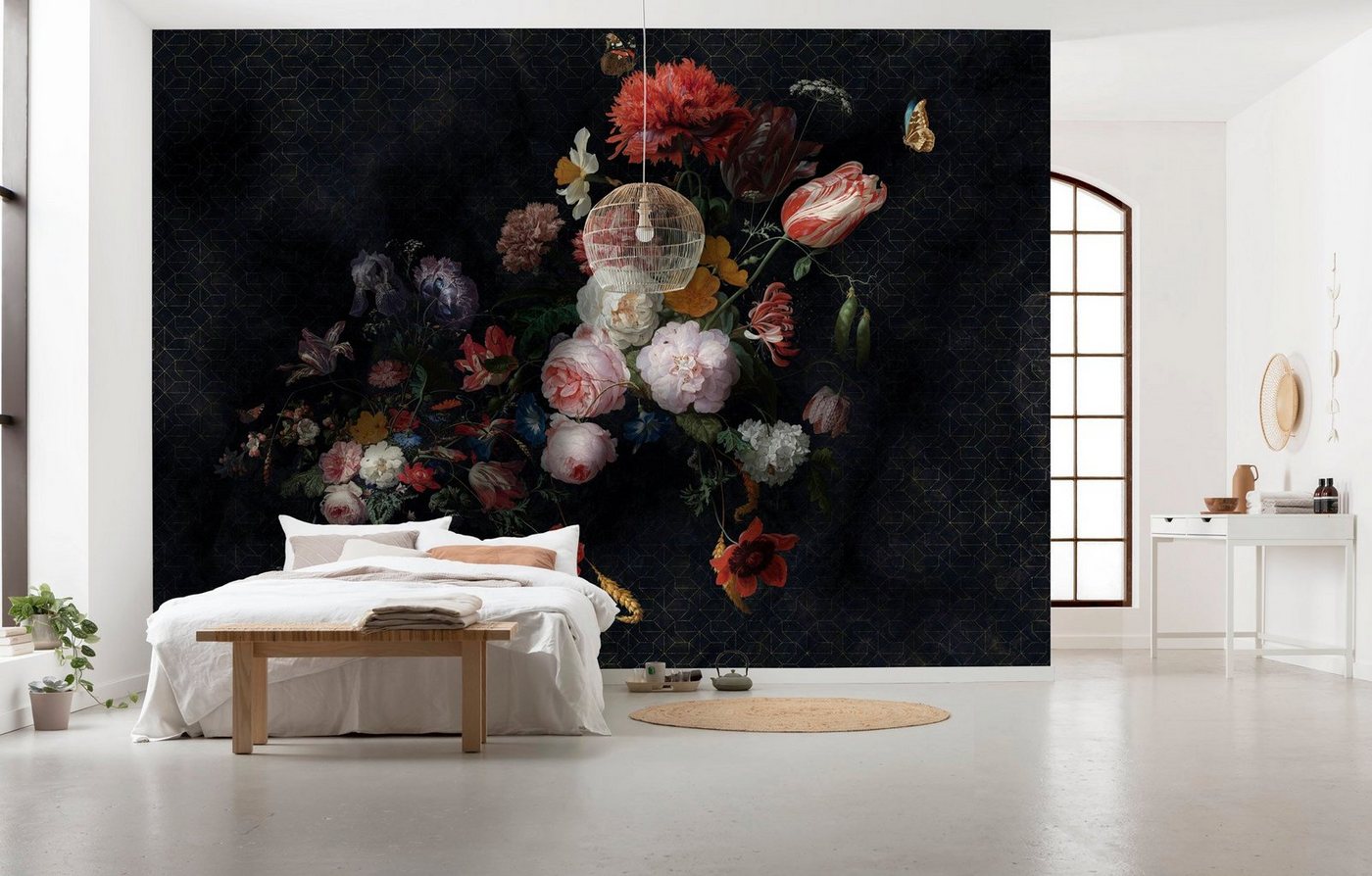 Komar Fototapete »Amsterdam Flowers«, glatt, bedruckt, floral, abstrakt-HomeTrends