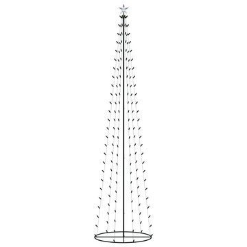 vidaXL LED Baum Weihnachtsbaum in Kegelform 136 LEDs Bunt 70x240 cm