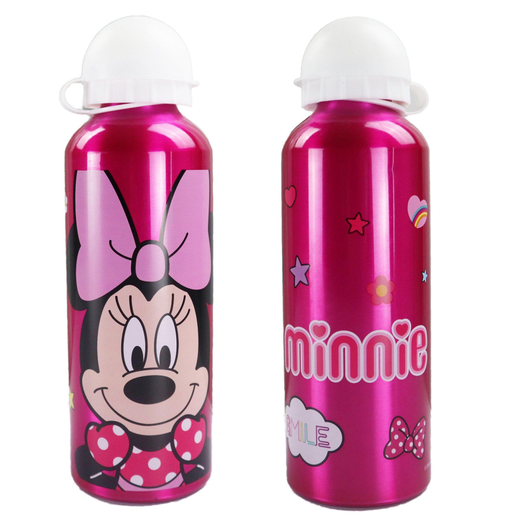 Aluminium 500 Flasche Minnie Wasserflasche, Disney Disney Trinkflasche ml Maus