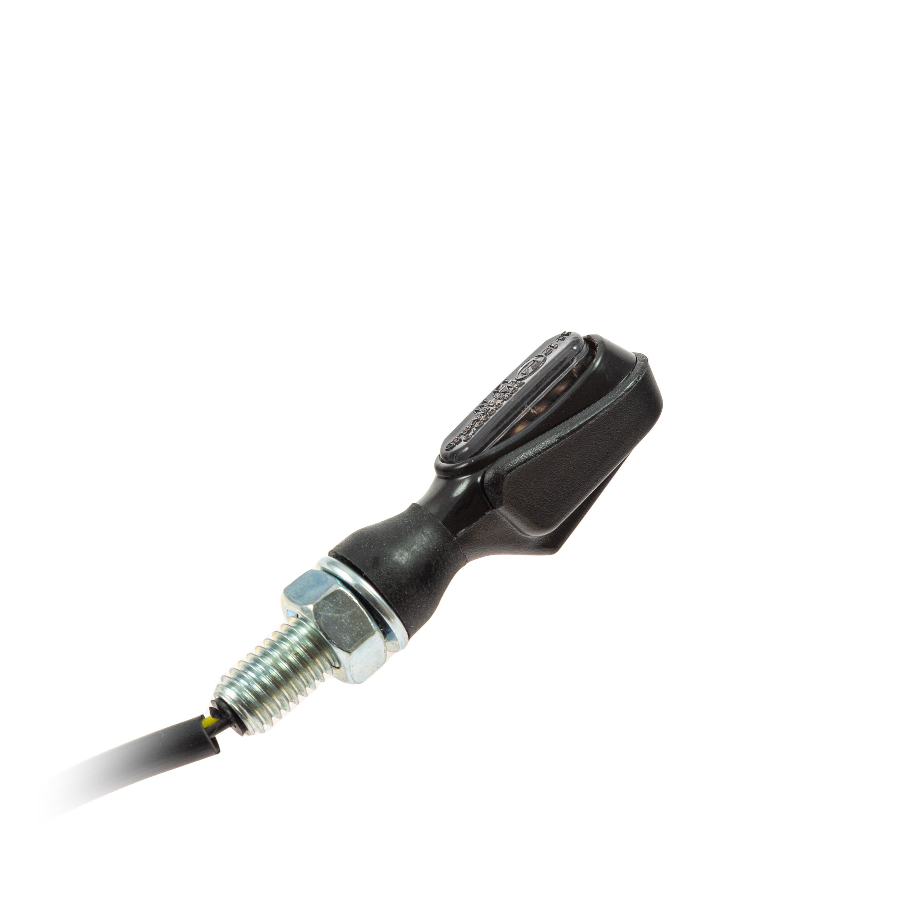 ZIEGER Blinker Universal Motorrad SMD-Blinker HEAT schwarz getönt M8 E-geprüft oval