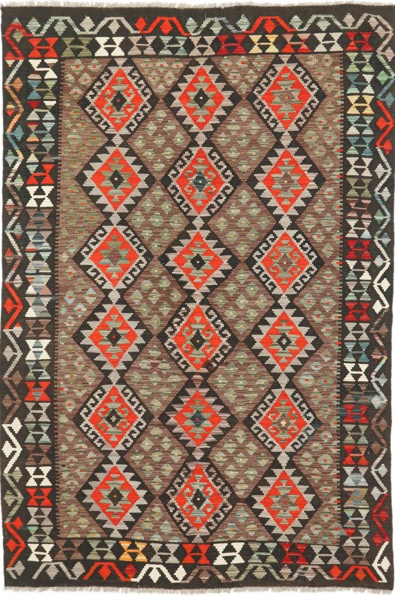 Orientteppich 3 Moderner Afghan Nain rechteckig, Handgewebter mm Kelim Höhe: Orientteppich, 175x257 Heritage Trading,