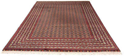 Orientteppich Afghan - Buchara - 296 x 196 cm - mehrfarbig, morgenland, rechteckig, Höhe: 7 mm, Wohnzimmer, Handgeknüpft, Einzelstück mit Zertifikat