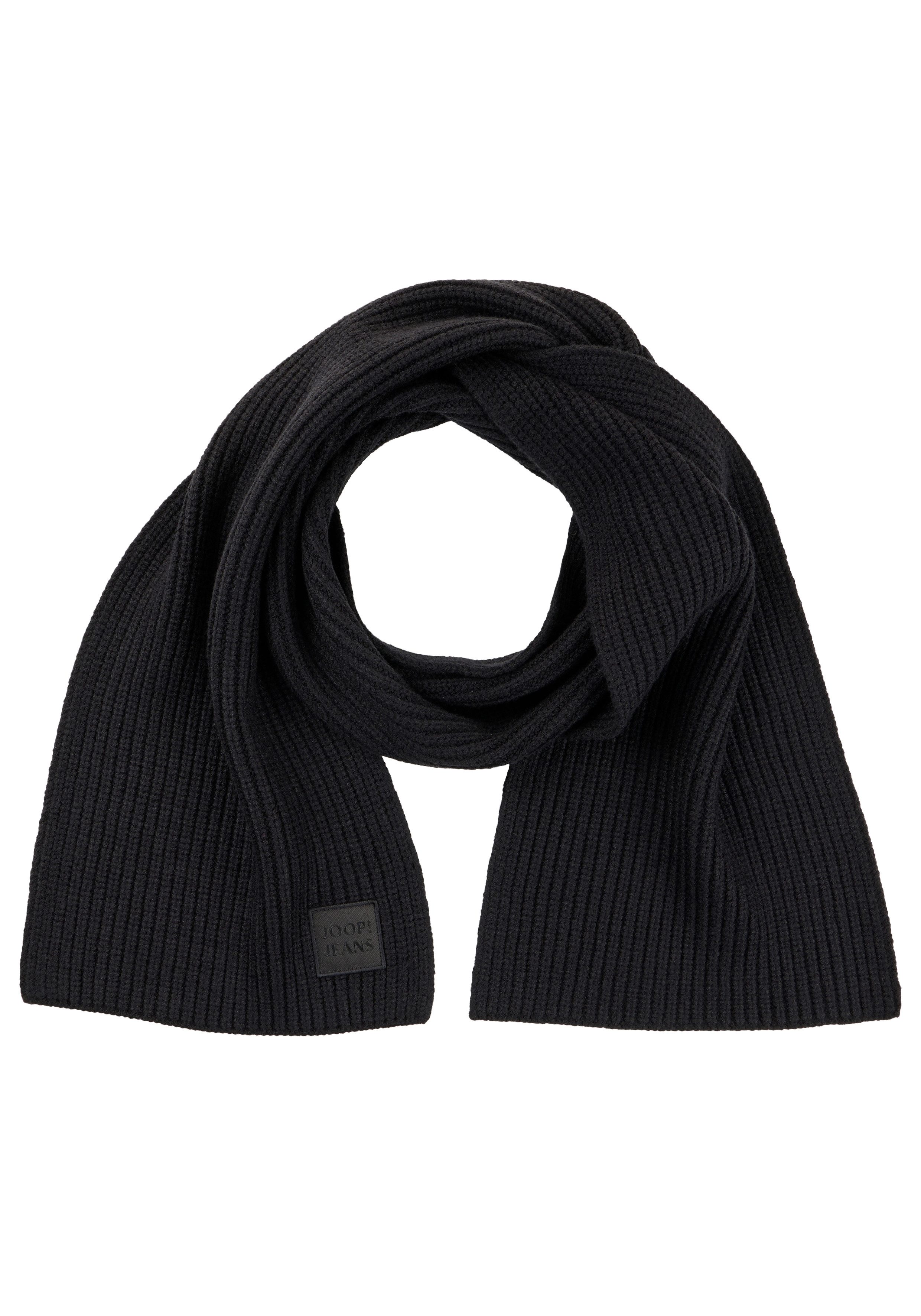 Joop Jeans Strickschal Lucifo, passt zur Mütze Lucifo