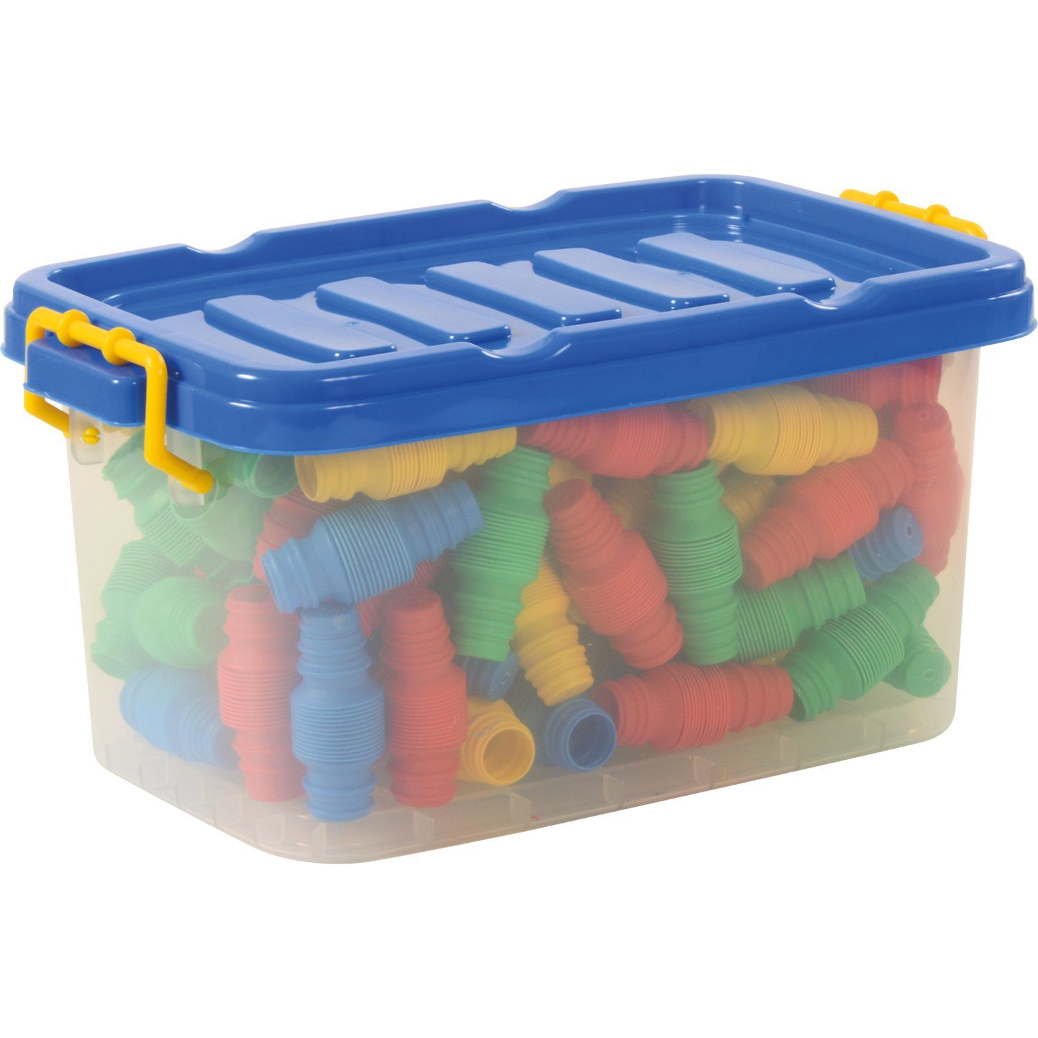 EDUPLAY Lernspielzeug Flexröhrenset, Kunststoff, inklusive Box (80-St)