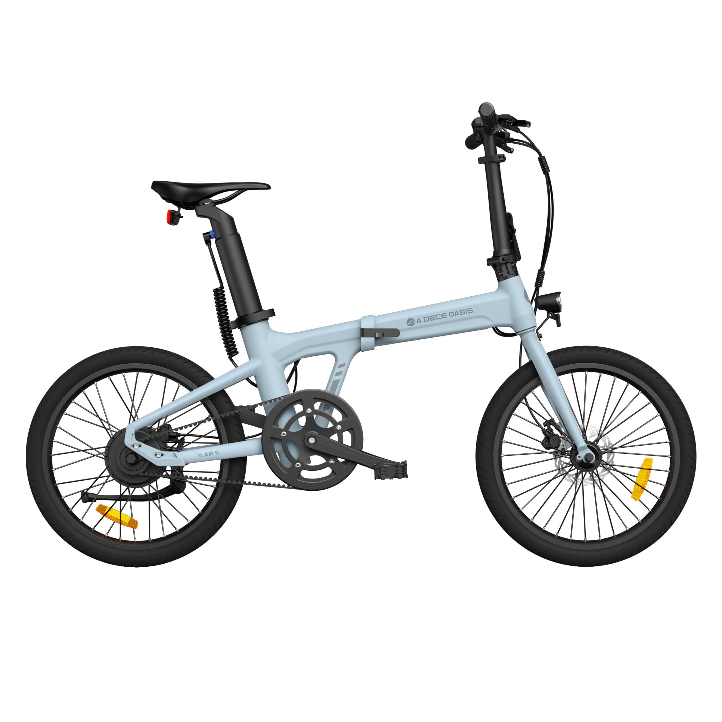 E-Bike Revolution, Gang, KG, ebike Heckmotor, 1 Ultraleichtgewicht ADO blau Air 20 Damen/Herren,Lampe E-Fahrrad Faltbares 17,5