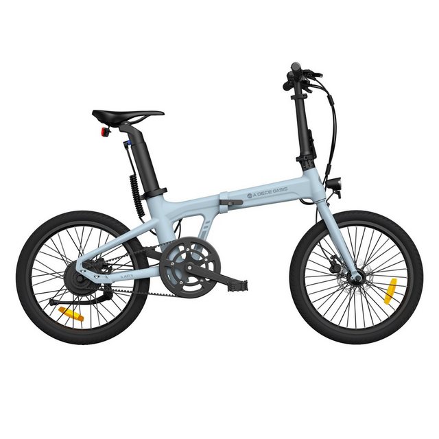 ADO E-Bike Air 20 Faltbares E-Fahrrad Revolution, Ultraleichtgewicht 17,5 KG, 1 Gang, Heckmotor, ebike Damen,Herren,36V,250W,StVZO,(mit Handyhalter,Werkzeug)