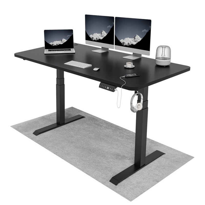 HOMALL Schreibtisch Höhenverstellbar Elektrisch Ergonomisch tisch 160/180cm