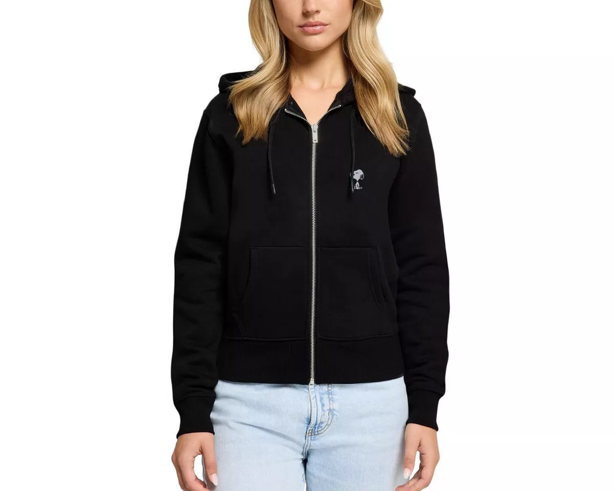 Spreadshirt Hoodie Peanuts Snoopy Stick Niedlich Kapuzenjacke Damen (1-tlg)
