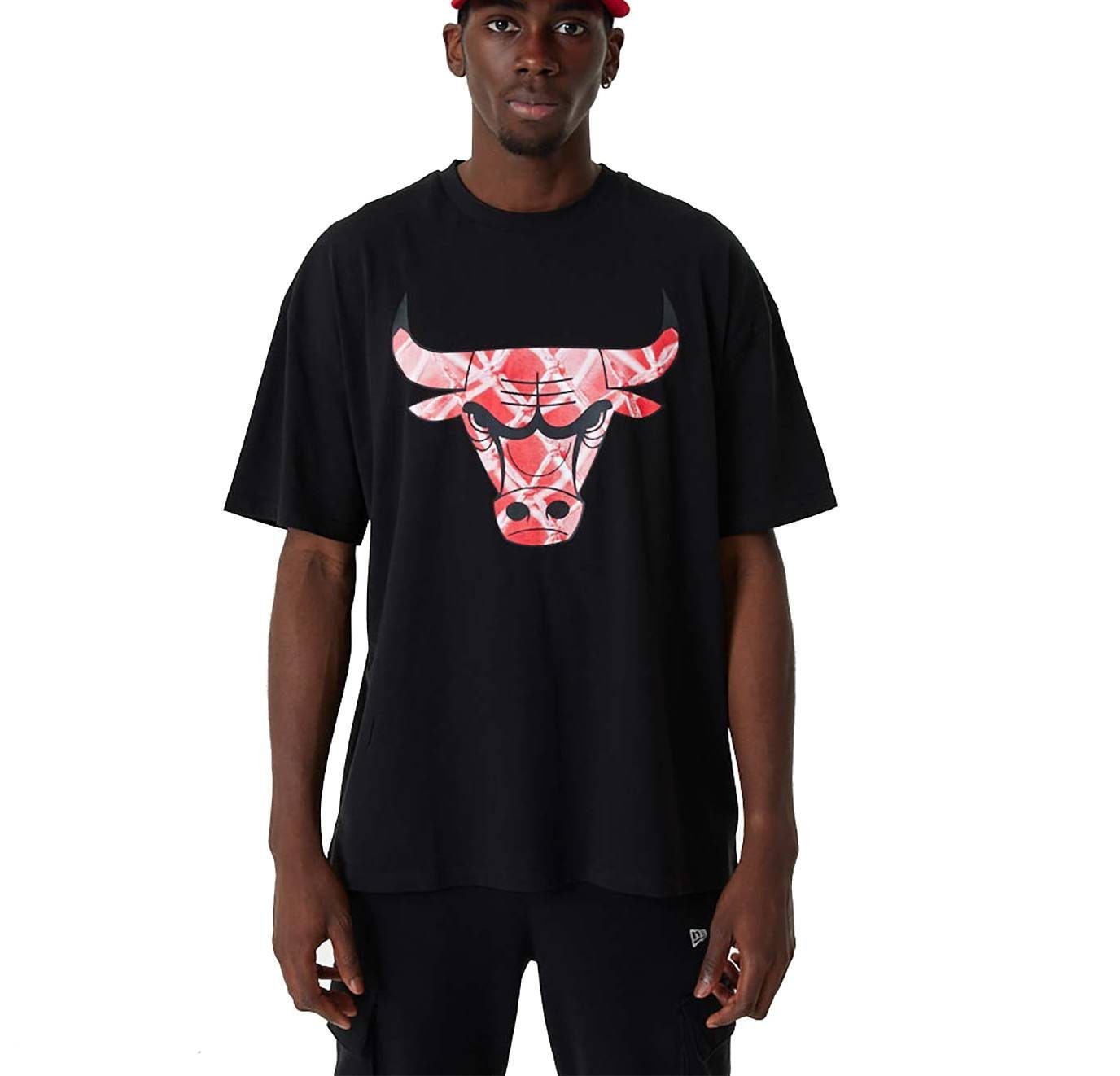 New Era T-Shirt T-Shirt New Era NBA Infill Logo Chicago Bulls