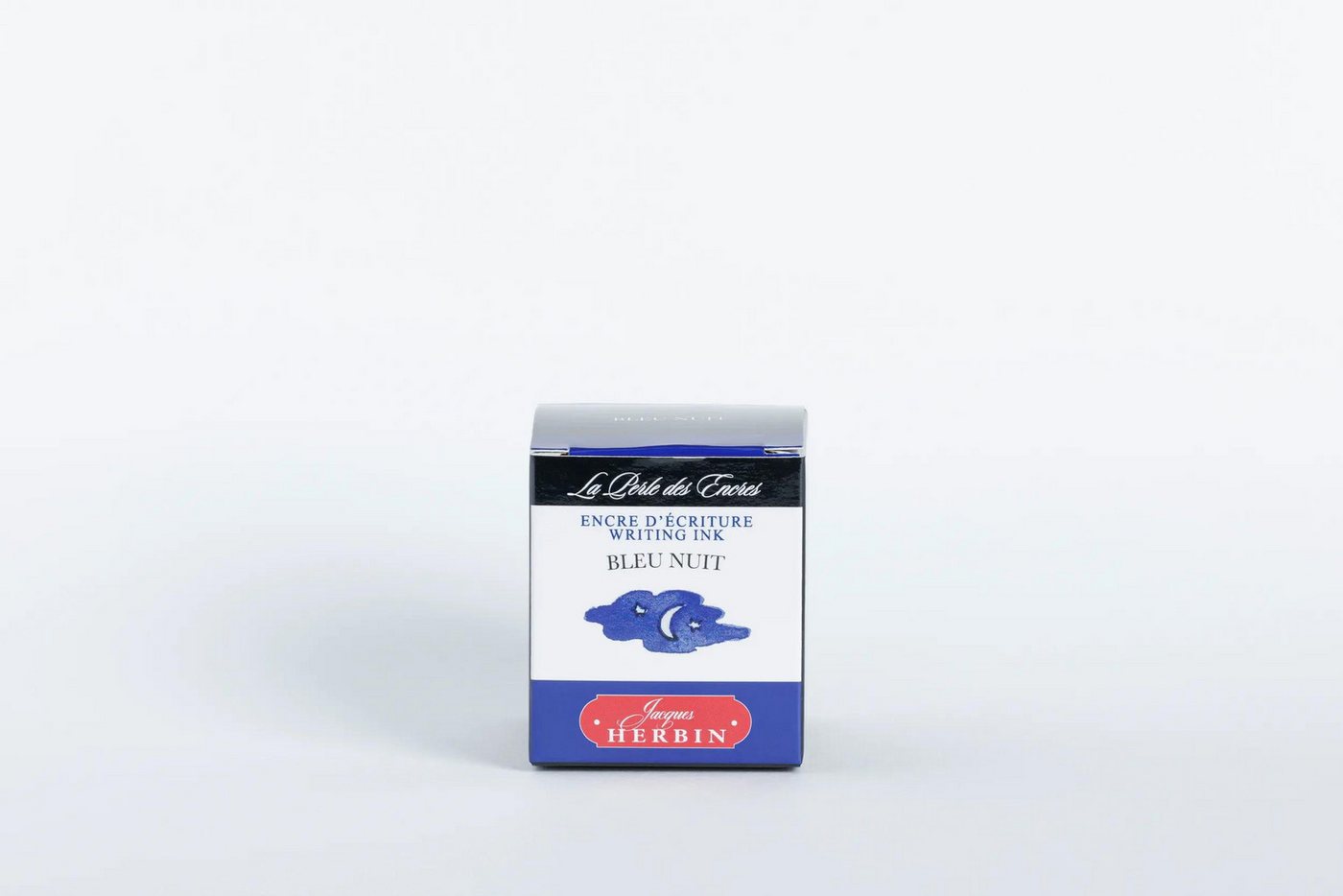 Thumbnail - Herbin 4x Tinte + Tintenroller Flakon 30 ml Mitternachtsblau 13019T Tintenglas (ENCRES)