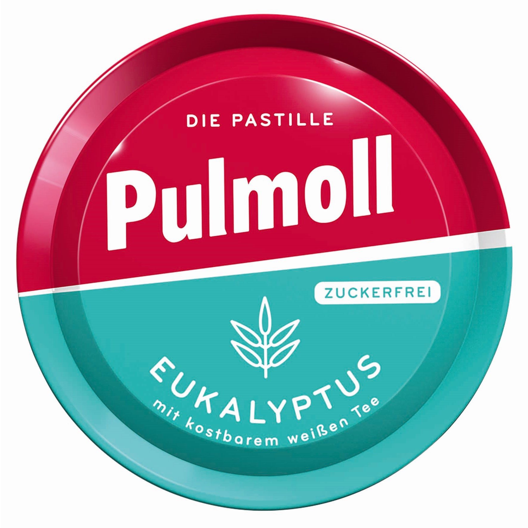 Pulmoll Süßigkeit, Hustenbonbons Pulmoll Eukalyptus und weißem Tee 50g 10er Pack