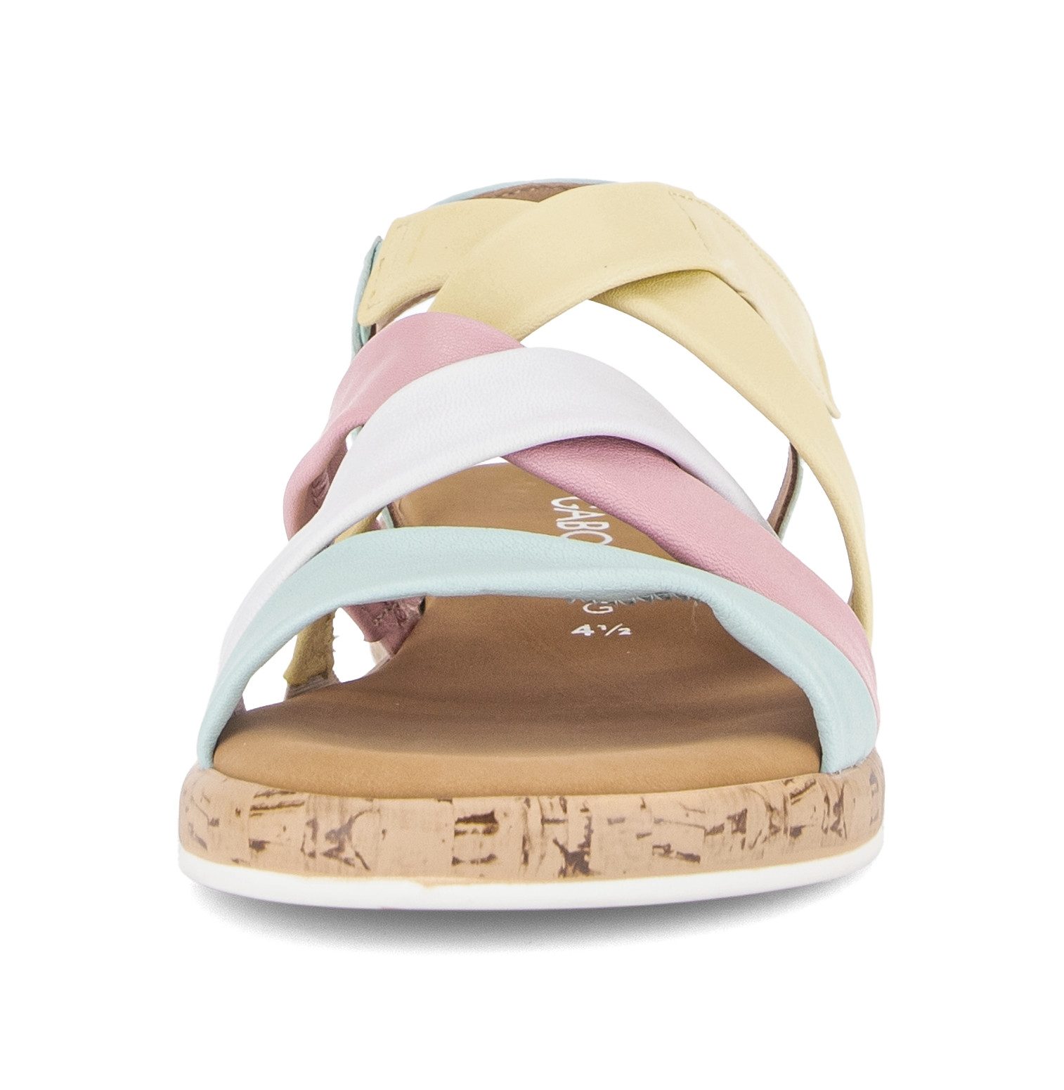 Gabor Rhodos Riemchensandale Sandalette, Sommerschuh im Kontrast-Look, G-Weite – Bild 5 von 5
