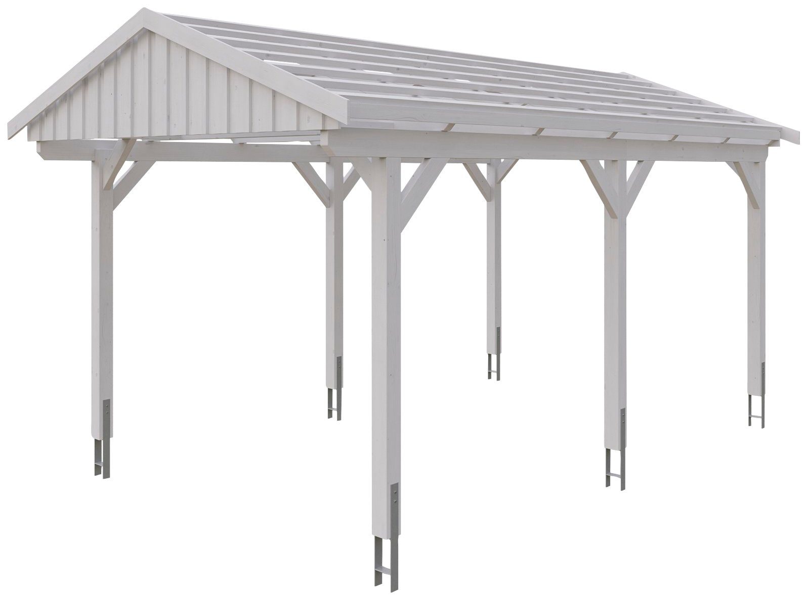 cm, cm Fichtelberg, Einfahrtshöhe, Skanholz mit BxT: 273 317x566 Einzelcarport Dachlattung