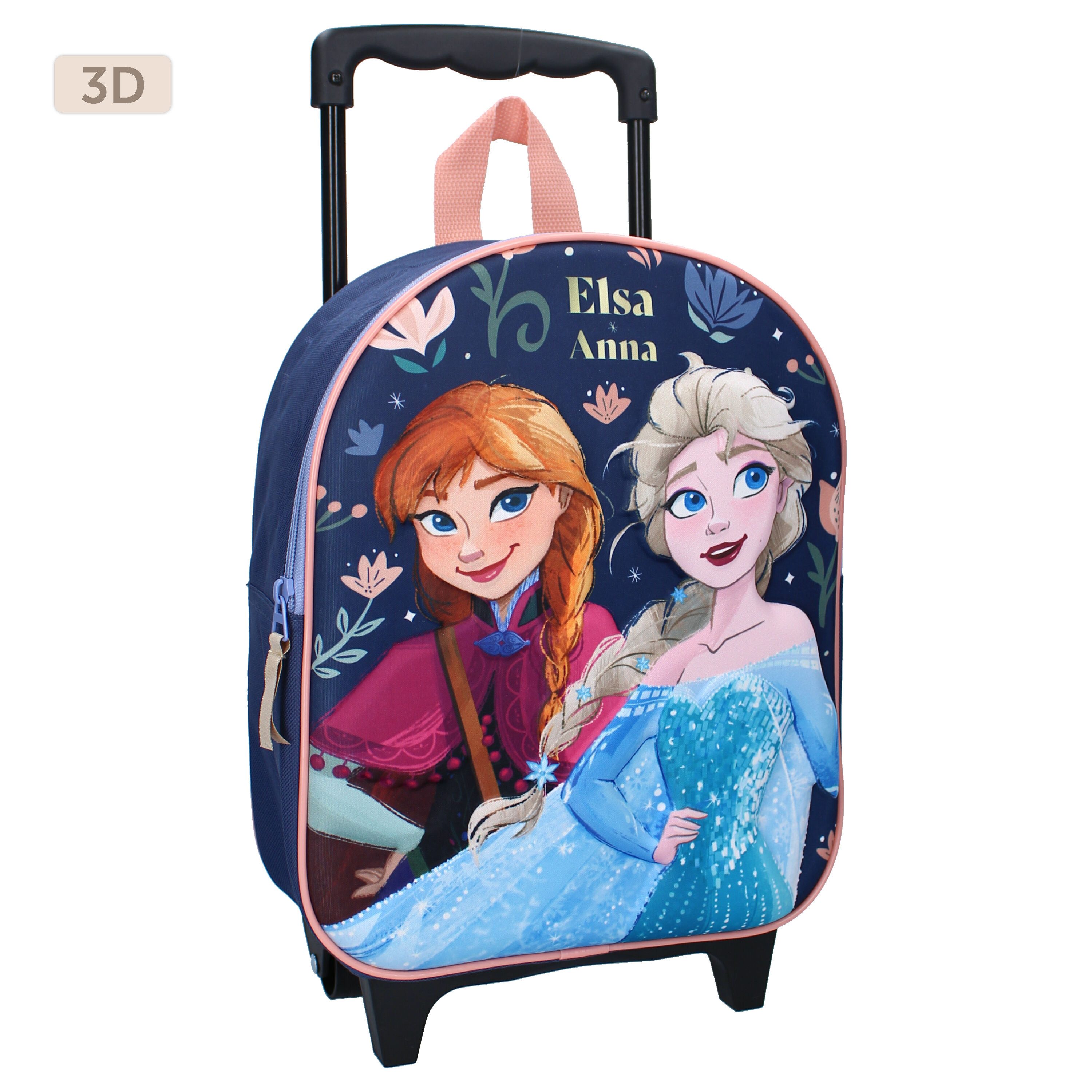 Disney Kinderkoffer Trolley Rucksack Spiderman Paw Patrol Minnie Mouse Eiskönigin Stitch, 30 x 25 x 10 cm, 8 Liter