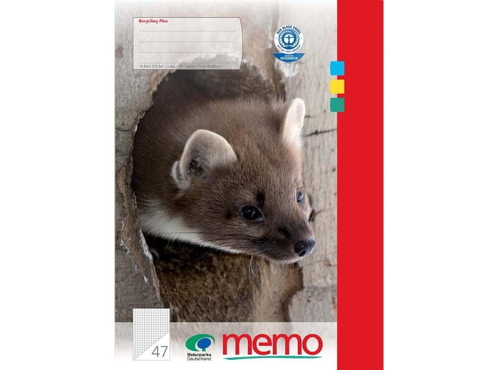 memo Schulheft memo Grundschulheft DIN A4, Lineatur 7