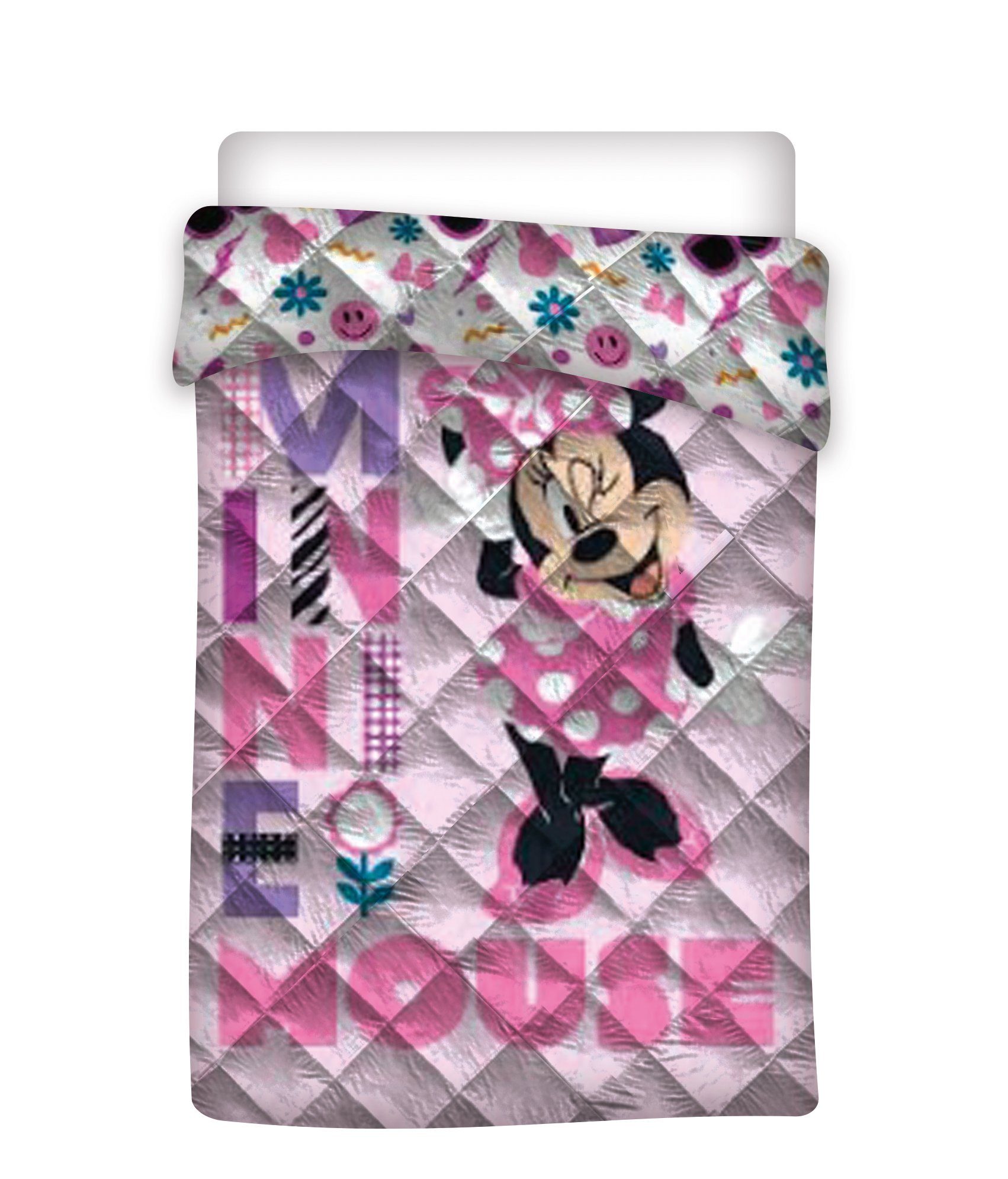 Wohndecke Minnie Mouse Steppdecke Bettdecke Decke günstig online kaufen