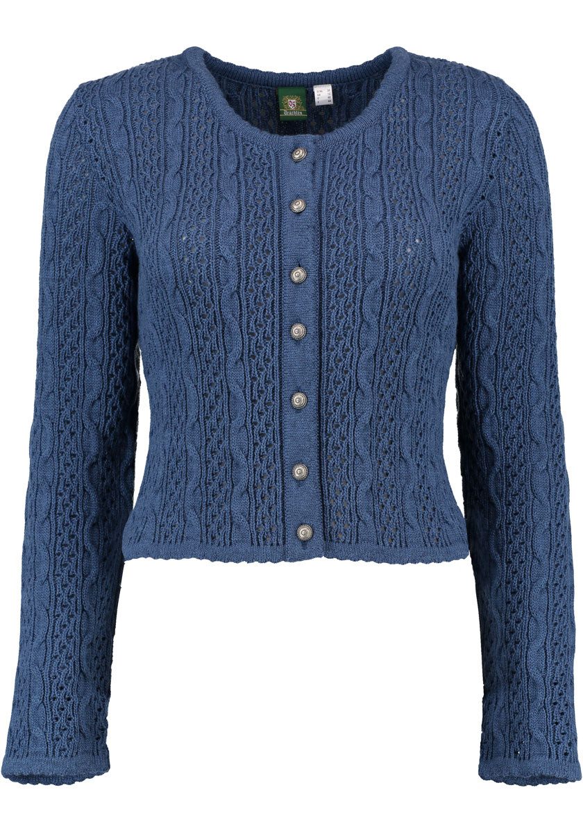 OS Trachten Strickjacke Igaza Trachtenjacke mit Zopfmuster günstig online kaufen