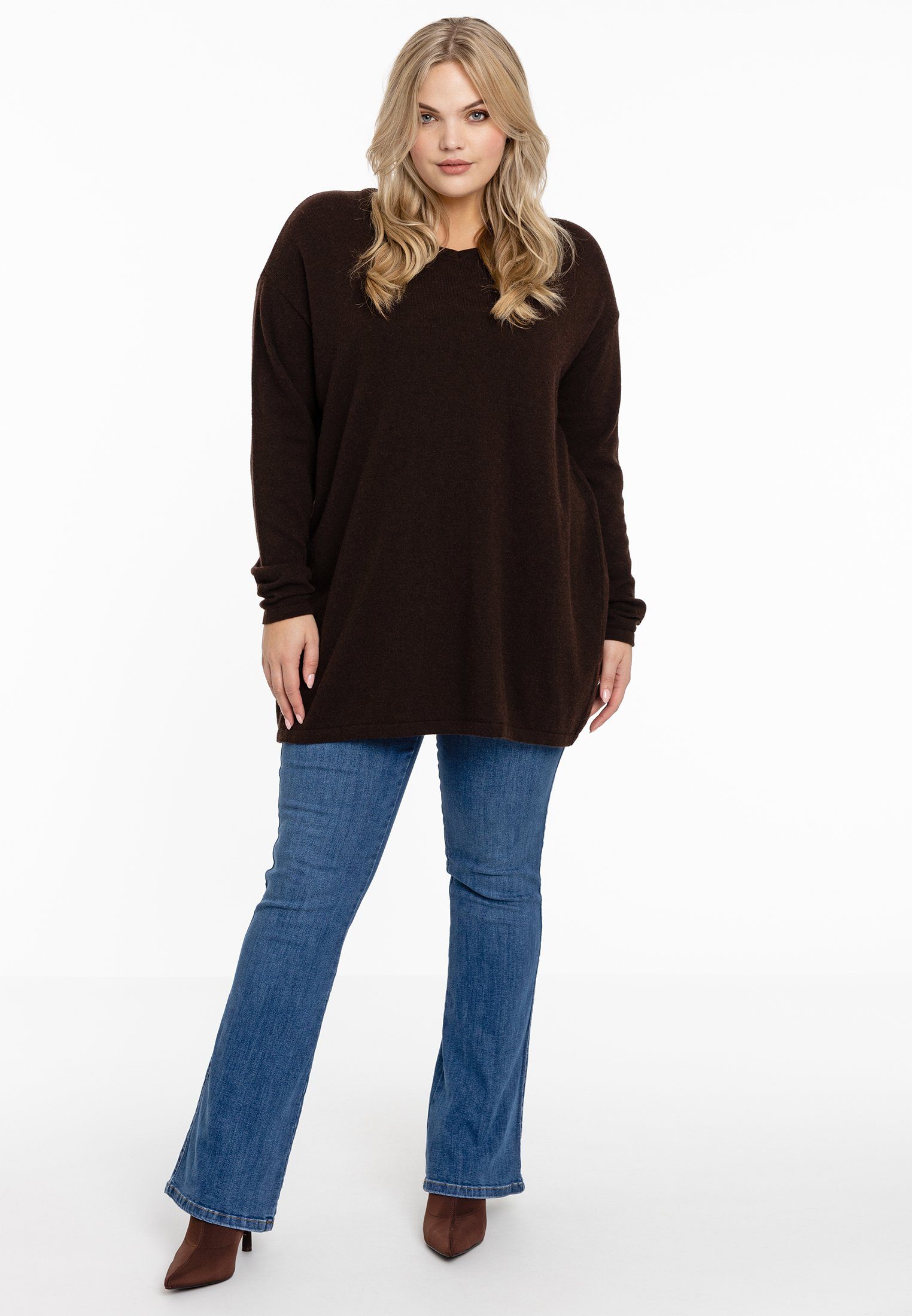 YOEK Longpullover Damen Pullover Große Größen günstig online kaufen
