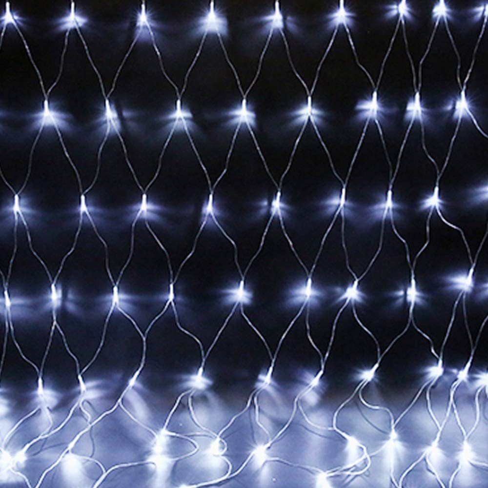 MUPOO LED-Lichternetz 96/144/200/660 LED Lichterketten Weihnachten Lichternetz – Bild 5 von 5