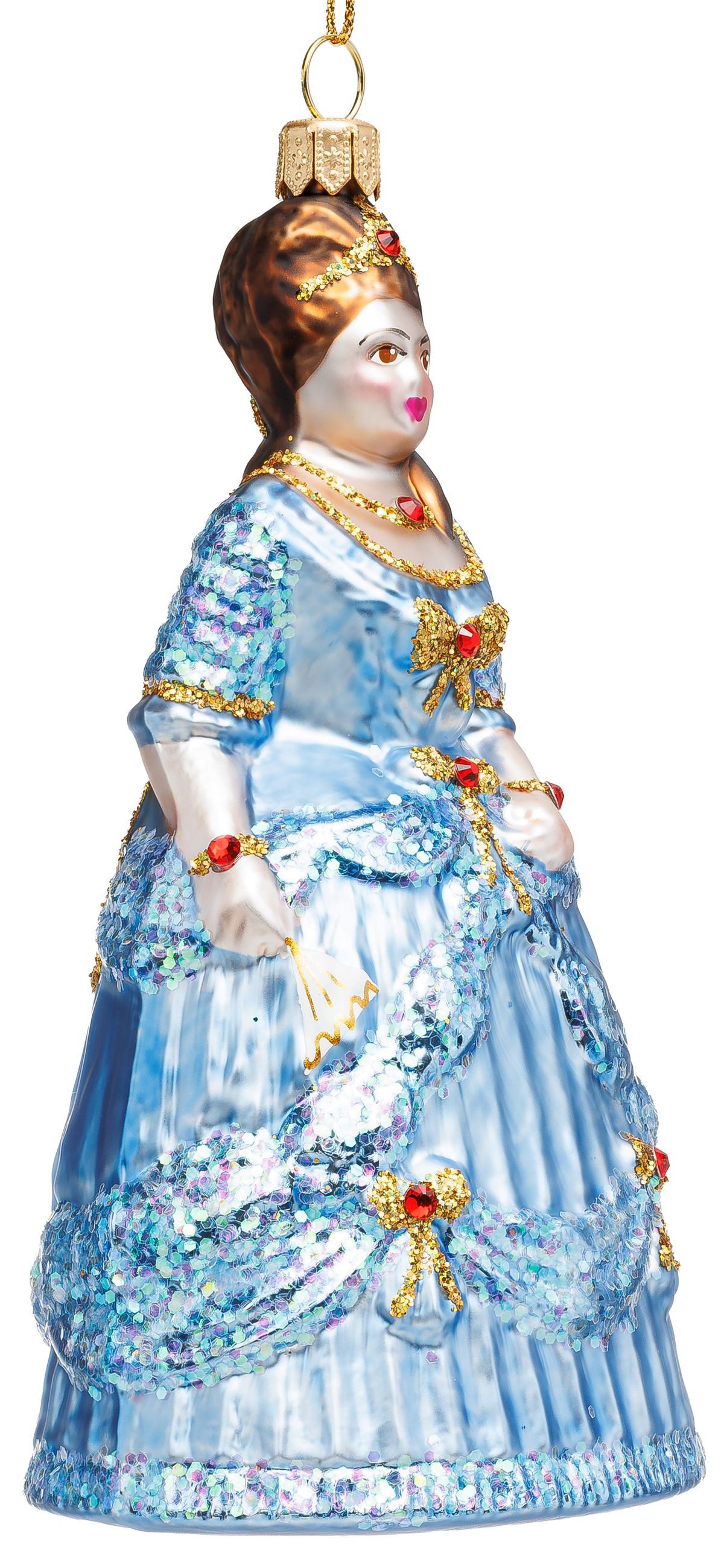 SIKORA Weihnachtsbaumkugel Sissi besondere Weihnachtskugel Glas Figur Anhän günstig online kaufen